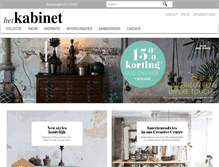 Tablet Screenshot of hetkabinet.nl
